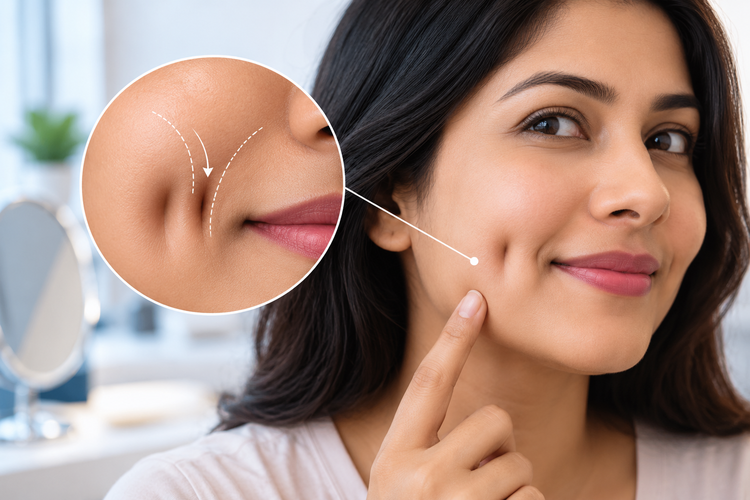 What Does a Newly Created Dimple Look Like?